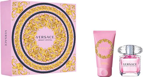 versace bright crystal gift set dillards|macy's versace gift set.